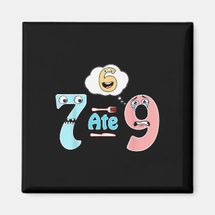 Grappige Wiskunde Grap 7 At 9 Schattig 67 Meme Ond Magneet