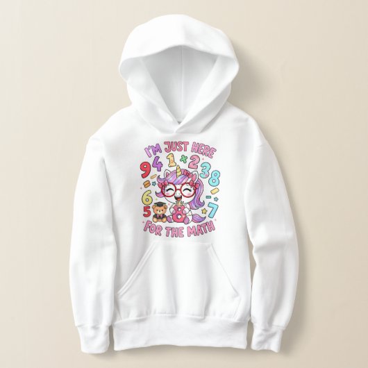 Grappige wiskunde hoodie voor kinderen en leraren  (Laagn)