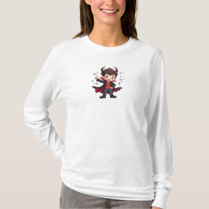 Grappige Wiskunde Leraar Cartoon – Duivelse Opvoed T-shirt