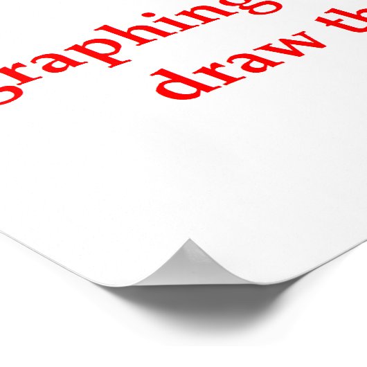 grappige wiskunde poster (Hoek)