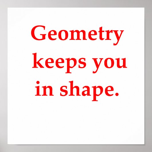 grappige wiskunde poster (Voorkant)