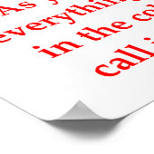 grappige wiskunde poster (Hoek)