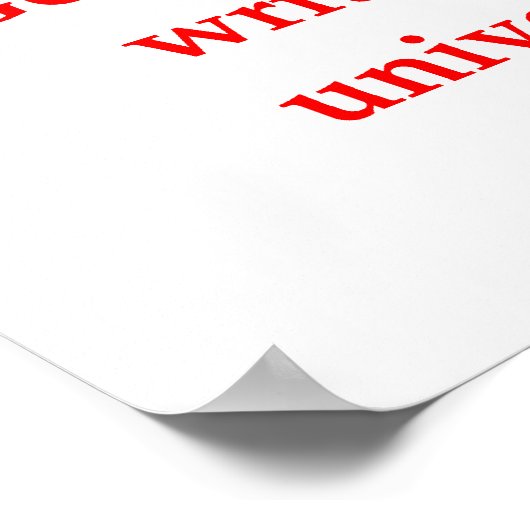 grappige wiskunde poster (Hoek)