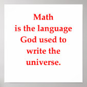 grappige wiskunde poster (Voorkant)