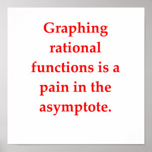 grappige wiskunde poster