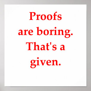 grappige wiskunde poster