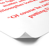 grappige wiskunde poster (Hoek)