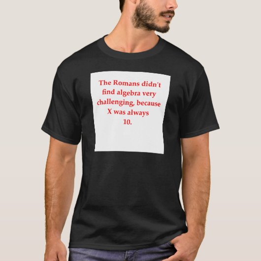 grappige wiskunde t-shirt (Voorkant)