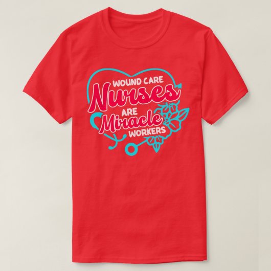 Grappige wond verpleegster citaat t-shirt (Design voorkant)