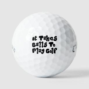 Grappige woordspeling golfballen - Aangepast 'Het