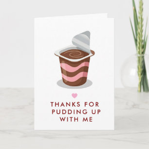Grappige woordspeling pudding Moederdag wenskaart Kaart