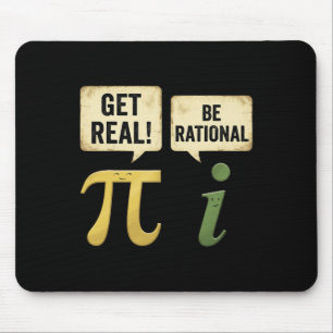 Grappige Word Reëel Wees Rationeel Pi Dag Wiskunde Muismat