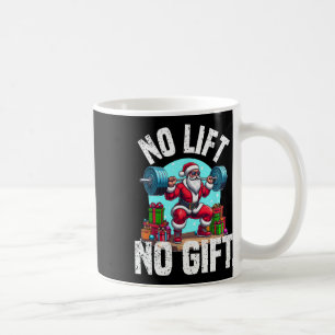 Grappige Workout Lifting Christmas Santa Squat Gym Koffiemok