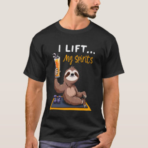 Grappige Workout Luiaard T-shirt