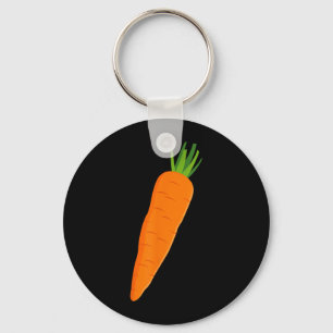 Grappige Wortel Groente Halloween Sleutelhanger