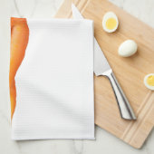 Grappige wortel theedoek (Quarter Fold)