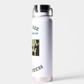 Grappige X-ray Tech Custom Radiology Specialty Waterfles (Achterkant)