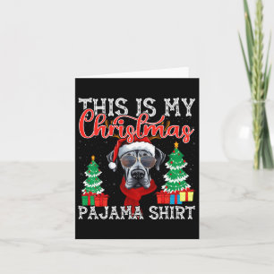Grappige Xmas Family Matching Pyjama Grote Deen Ch Kaart