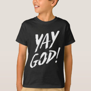 Grappige Yay God Grafisch Jezus Christelijke Relig T-shirt