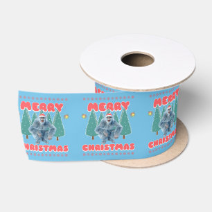 Grappige Yeti - Prettig Kerstfeest Lint