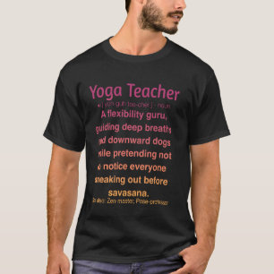 Grappige yogalerares 1 t-shirt