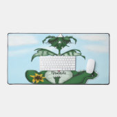 Grappige yogi draak bureaumat (Keyboard & Muis)