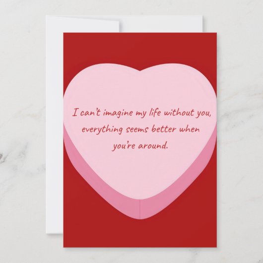 Grappige Zalige Valentijnskaart Feestdagenkaart (Voorkant)