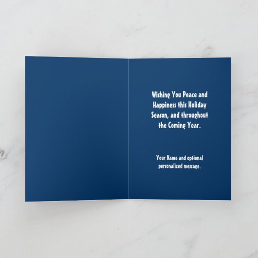 Grappige Zanghonden & Vogel Dier Kerst Kaarten (Binnen)