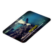 Grappige zeeen leeuw onder water magneet (Linkerzijde)