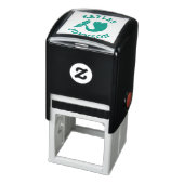 Grappige zeemeerminstaart zelfinktende stempel (Product)