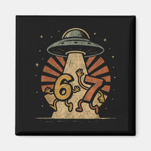 Grappige Zes Zeven 67 Meme Internet Meme Ufo Gen A Magneet