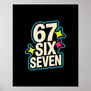 Grappige Zes Zeven 6 7 Meme 1 Poster