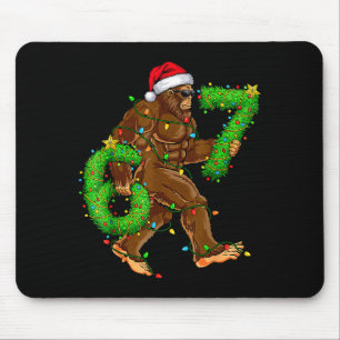 Grappige zes zeven 6 7 Meme Bigfoot Kerst Truien  Muismat