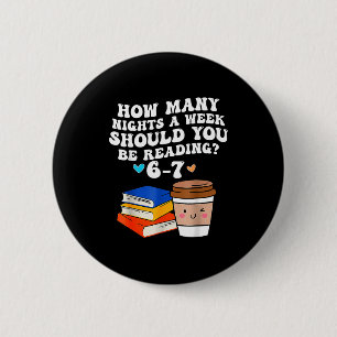 Grappige Zes Zeven 6 7 Meme Leraar Lezen 6-7 67 St Ronde Button 5,7 Cm