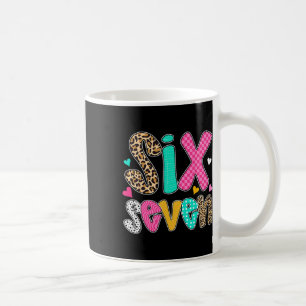 Grappige Zes Zeven 6 7 Meme Leraar Ontwerp Voor Ma Koffiemok