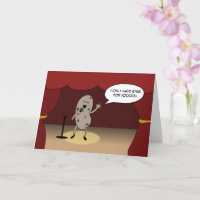 Grappige zingende aardappel voor verjaardag van aa
