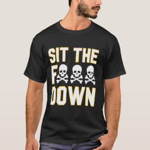 Grappige Zit Ga Weg Sarcastische Uitdrukking Voor T-shirt