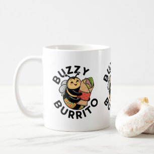 Grappige Zoemende Burrito Bij Koffiemok