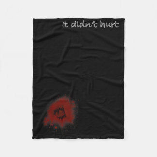Grappige Zombie Bijt Halloween Bitten Letsel Manne Fleece Deken