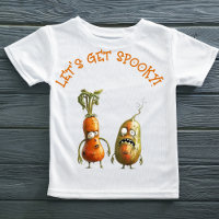 Grappige zombie groenten Halloween