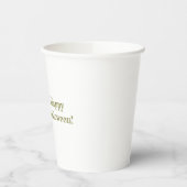 Grappige Zombie Halloween Papieren Bekers (Links)