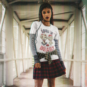 Grappige zombies, liefde is hersenachtig Halloween T-shirt