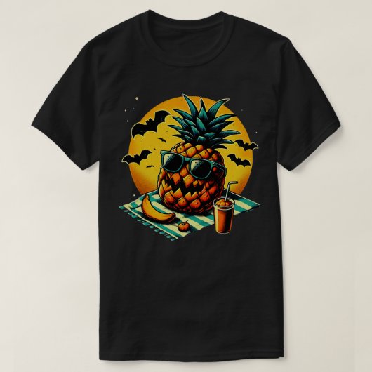 Grappige zomer ananas swinger Halloween 3 T-shirt (Design voorkant)
