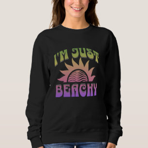 Grappige zomer Groovy Sun Beach vakantie in Just B Trui