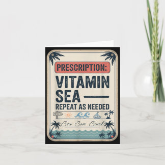 Grappige zomer vakantie oceaan vibes cruiseschip kaart