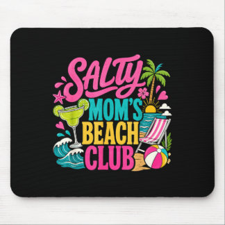 Grappige zomer zoute moeders beachclub vakantie ma muismat
