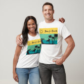 Grappige Zomervibes Zon van een Strand T-shirt (Unisex)