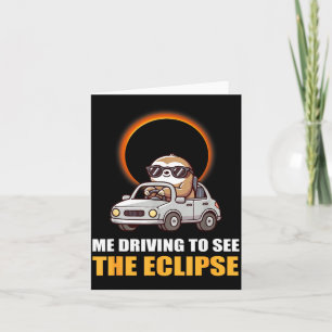 Grappige Zonne-eclips Luiaard Totale Zonne Kaart