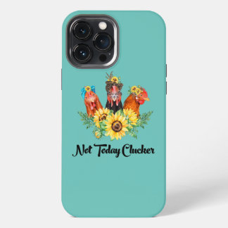 Grappige zonnebloemen geen zonnebloemen kip vandaa iPhone 13 pro max hoesje