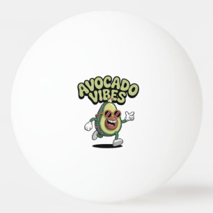 Grappige Zonnebril Avocado Pingpongballen